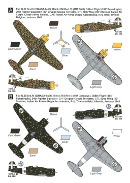 Model plastikowy Fiat G.50 ‘Initial Series’ Mark I MKM144127 1/144