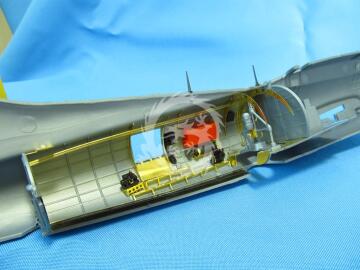 B-17 Waist-gunners cabin Metallic Details  MDR4892 skala 1/48