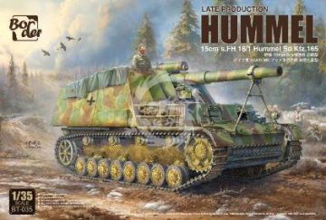 15cm s.FH 18/1 Hummel Sd. Kfz. 165 Late Production Border Model BT-035 skala 1/35