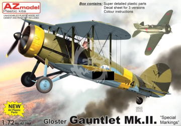 Gloster Gauntlet Mk.II 'Special Markings' AZ-Model 7868 skala 1/72
