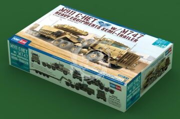 M911 C-HET w/m747 Heavy Equipment Semi- Trailer - Hobby Boss 85519 skala 1/35 