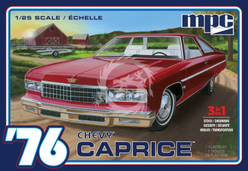 '76 Chevy Caprice w/ Trailer MPC - MPC963 skala 1/25