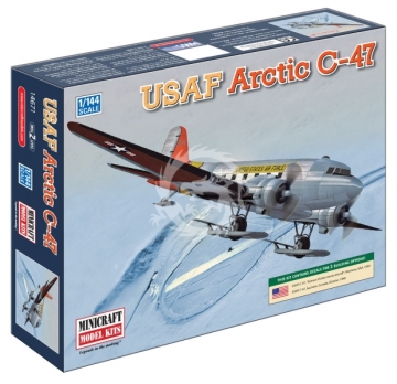 USAF Arctic C-47 - Minicraft 14671 skala 1/144