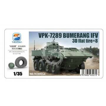 PRZEDSPRZEDAZ -VPK-7289 BUMERANG IFV 3D flat tire×4 - Toucan Model TC3D014 skala 1/35