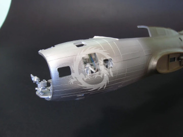 B-17F Bombardier’s cockpit (Interior set) for Monogram - Metallic Details MDR48283 skala 1/48