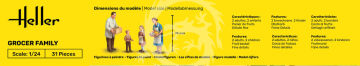 Grocer Family - Heller 58758 skala 1/24
