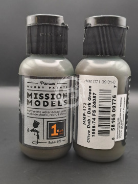  Olive Drab / Dark Green 1968-74 FS 24087 - Mission Models MMP-172