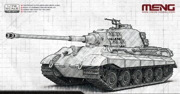 PRZEDSPRZEDAZ -  German Heavy Tank Sd.Kfz.182 King Tiger - MENG-Model 72-011 skala 1/72