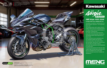 PRZEDSPRZEDAZ - Kawasaki Ninja H2R 2018 - MENG-Model MT-011 skala 1/9