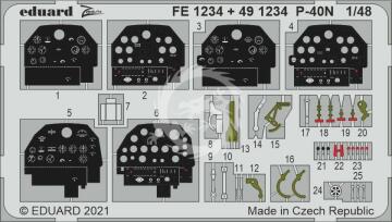 Zestaw dodatkowy do P-40N ACADEMY BIG ED Eduard BIG49316 148