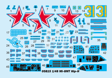 Mi-8 Hip Trumpeter 05815 skala 1/48