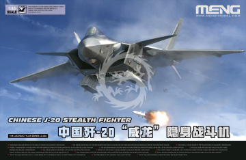Chinese J-20 Stealth Fighter Meng Model LS-002 skala 1/48