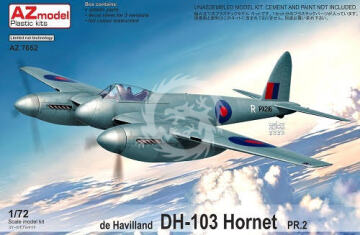 de Havilland DH-103 Hornet PR.2 AZmodel  AZ7652 skala 1/72