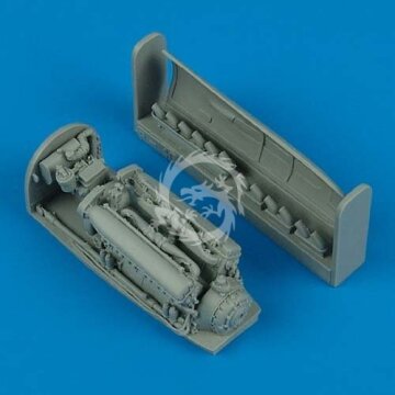 Curtiss P-40E Warhawk - Engine Quickboost QB 48 195 skala 1/48