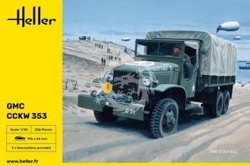 Ciężarówka GMC CCKW 353 - Heller 81121 skala 1/35