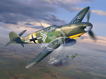 Messerschmitt Bf 109 G-2/4 + farby i klej - Revell 63829 skala 1/32