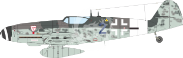  Bf 109G-10 ERLA - EDUARD 70162  skala 1/72