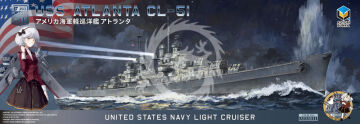 PRZEDSPRZEDAZ -  USS ATLANTA CL-51 (ATORI BRAND) - ZimiModel AT35011 skala 1/350