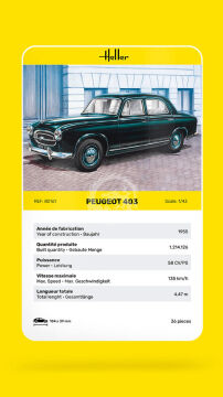 Peugeot 403 - Heller 80161 skala 1/43