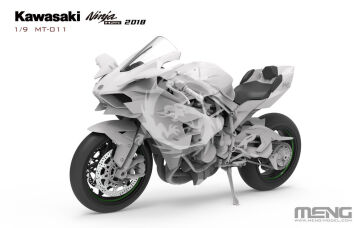 Kawasaki Ninja H2R 2018 - MENG-Model MT-011 skala 1/9