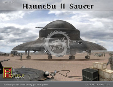 Haunebu II Saucer Pegasus 9119 skala 1/144