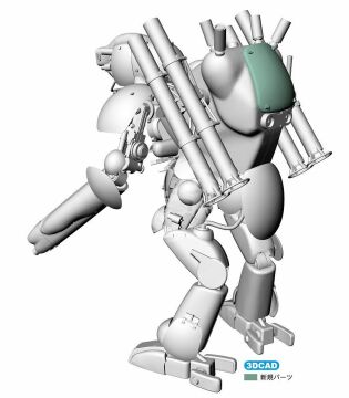 Model plastikowy HUMANOID DACHSHUND, Hasegawa 64120 skala 1/20