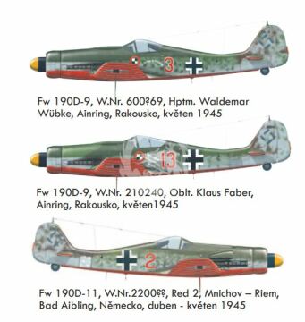 Fw 190D JV44 Sachsenberg’s Platzschutzschwarm Eduard 1154 skala 1/48