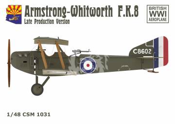 Model plastikowy Armstrong-Whitworth F.K.8 Late Production Copper State Models CSM 1030 skala 1/48