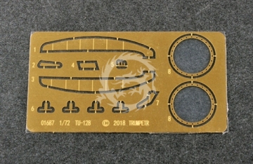 Tu-128UT Fiddler Trumpeter 01688 skala 1/72