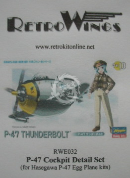 RWE032 P-47 Cockpit Detail Set RetrokiT