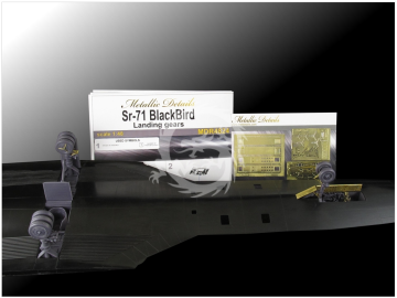 SR-71 Blackbird. Landing gears Italeri Metallic Details MDR4824  skala 1/48