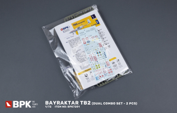 Bayraktar TB2 Dual combo set 2w1 - BPK 7230 skala 1/72