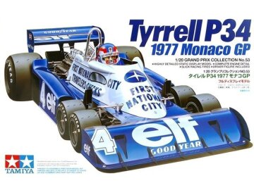 Tyrrell P34 Six Wheeler 1977 Monaco GP Tamiya 20053 skala 1/20