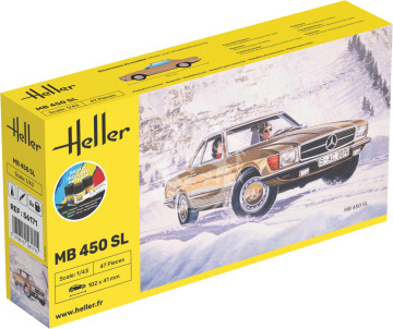 STARTER KIT MB 450SL Heller 56171 skala 1/43