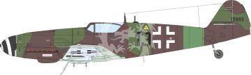  Bf 109G-10 ERLA - EDUARD 70162  skala 1/72