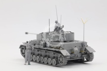Pz.Beob.Wg. IV Ausf. J w/Commander&Infantry - Border Model  BT-006 skala 1/35