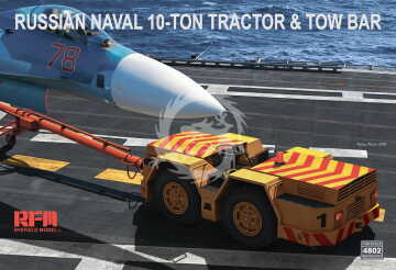 NA ZAMÓWIENIE - Russian Naval 10-Ton Tractor & Tow Bar  RYE FIELD MODEL RFM4802 skala 1/48