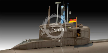 3w1 - 70 Jahre Bundeswehr:Wilhelm Bauer (U-2540) + Type 206A + Type 212A - Revell 05186 skala 1/144