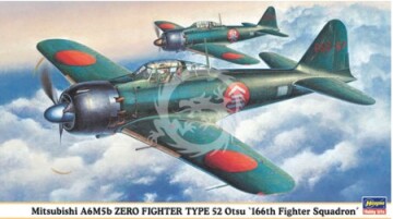 Mitsubishi A6M5b Zero Fighter Type 52 Otsu `166th Fighter Squadron´ - Hasegawa 09428 skala 1/48