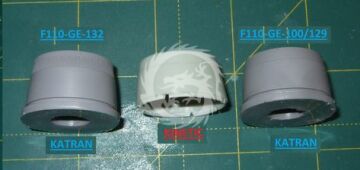 F-16C/D Block 50/50+ Viper Exhaust Nozzles engine F-110-GE-129 2001 release (closed) for KINETIC Katran K4833 1/48