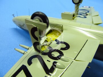 Supermarine Attacker FB.2. Landing gears for Classic Airframes, Trumpeter Metallic Details MDR48168 skala 1/48