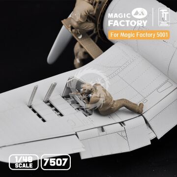 PREORDER - Ground Service Crew Set Magic Factory 7507 skala 1/48