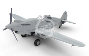Curtiss P-40B Warhawk Airfix A05130A skala 1/48