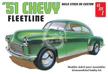 '51 Chevy Fleetline Build Stock or Custom AMT - AMT1378 skala 1/25