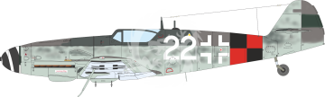  Bf 109G-10 ERLA - EDUARD 70162  skala 1/72