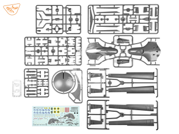 TB.2 UAV Ukrainian Navy STARTER KIT - Clear Prop CP3503 skala 1/35
