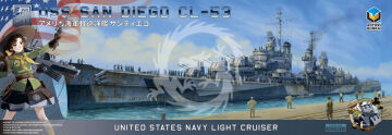 PRZEDSPRZEDAZ - USS SAN DIEGO CL-53 (ATORI BRAND) - ZimiModel AT35013 skala 1/350