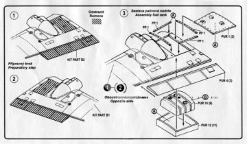 Henschel Hs 129B Exterior Set Hasegawa/Revell - CMK 4068 skala 1/48