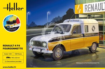 PRZEDSPRZEDAZ - STARTER KIT Renault 4 F4 Fourgonette - Heller 58700 skala 1/24