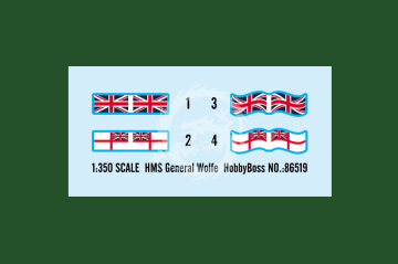 HMS General Wolfe - Hobby Boss 86519 skala 1/350
